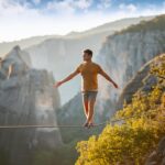 Balancing on a tightrope 2