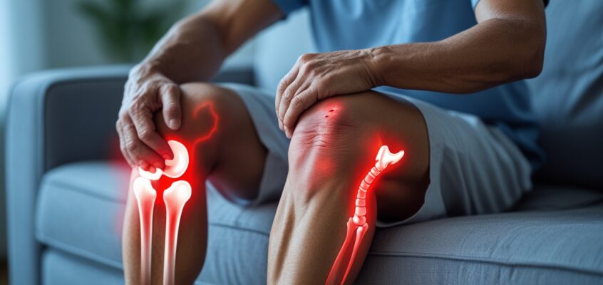 man with joint pain