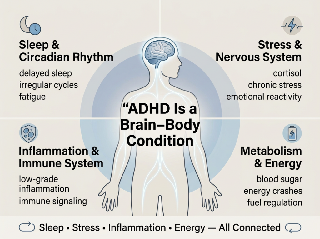 ADHD is a brain body condition